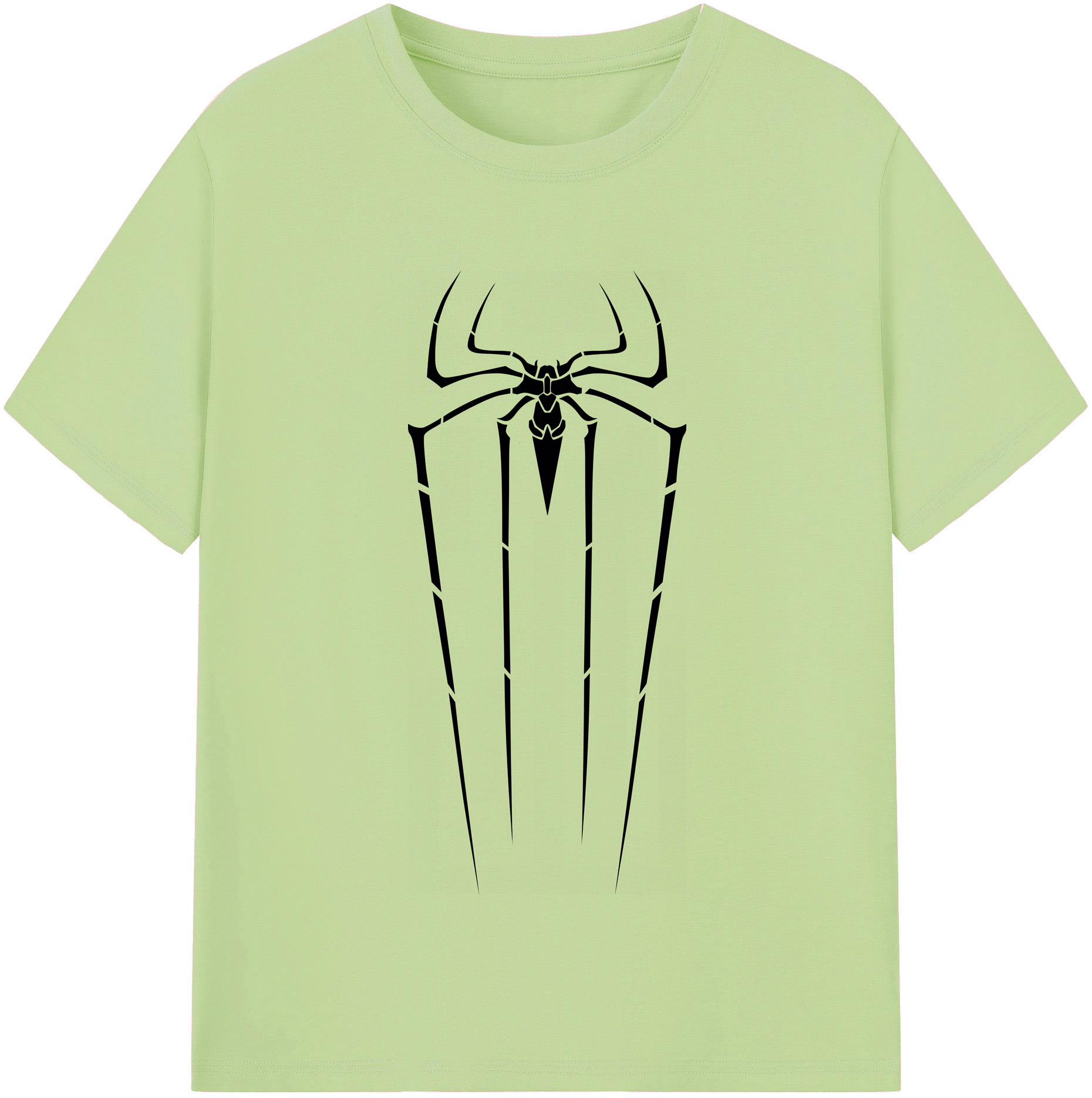 （画像用） Spider Man スパイダーマン 綿100％半袖Tシャツ（フロントプリント）